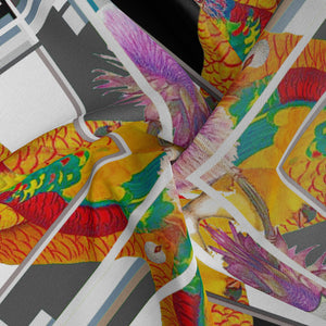 Wild Parrots Silk Scarf