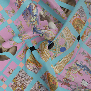 Statue of Art Silk Scarf