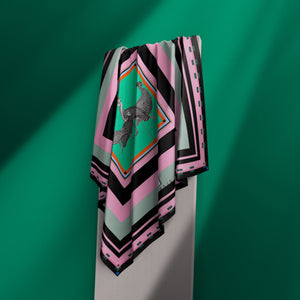 Queen Bird Silk Scarf