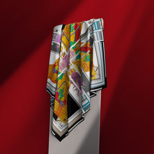 Wild Parrots Silk Scarf