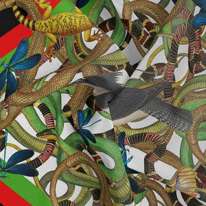 Coral Snake Silk Scarf
