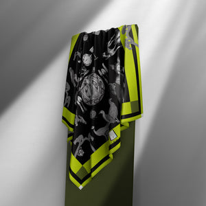 Black Edition Silk Scarf 2