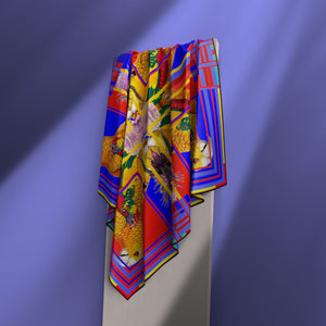 Wild Parrots Silk Scarf
