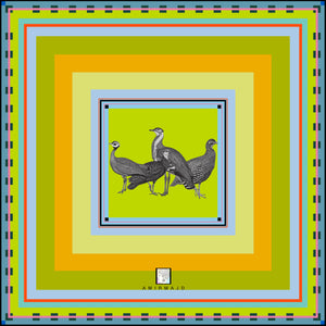 Queen Bird Silk Scarf